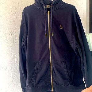 OVO x Essentials Full-Zip Hoodie black